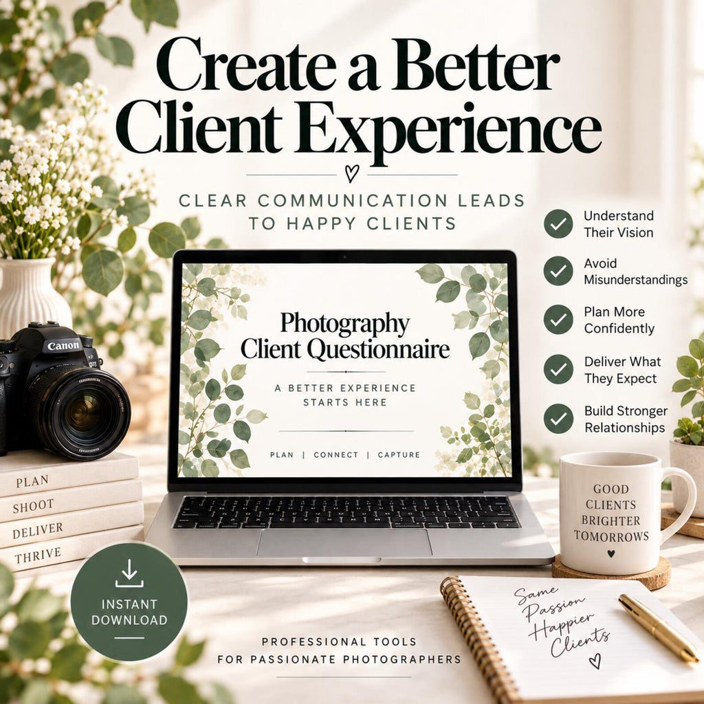 Photography Client Questionnaire Template | 12-Page Photographer Intake Form | Canva & PowerPoint image 9